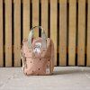LÄSSIG Mini Square Backpack Happy Prints caramel