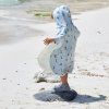 LÄSSIG Beach Poncho 2025 palms deep olive