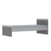 13235 postel alda silk grey 200x90 cm