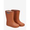 leather brown termo cizmy enfant