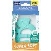 CHICCO Hryzačka silikónová Super Soft Chameleón modrý 2m+