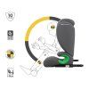 KINDERKRAFT Autosedačka Junior Fix 2 Plus (100-150 cm) Grey