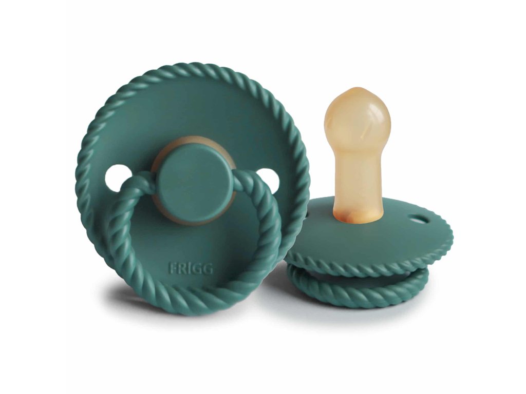 Vintage Green Rope rubber 6 18