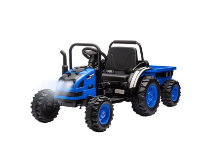 Elektrický traktor s prívesom Milly Mally Farmer modrý