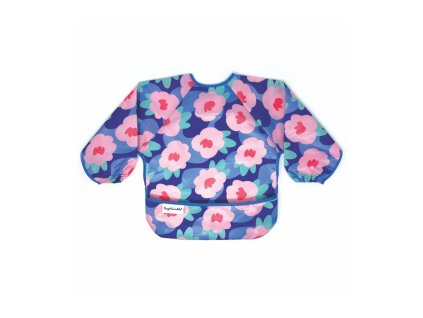 Tiny Twinkle Podbradník s dlhým rukávom - Blue Floral