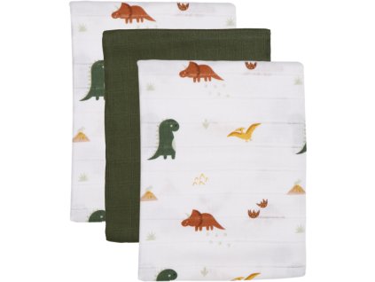TRYCO Mušelínové plienky, 6ks - Dinosaur