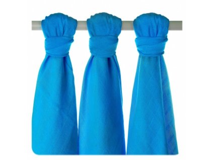 XKKO BMB Bambusová plienka Colours 70x70 - Cyan (3ks)