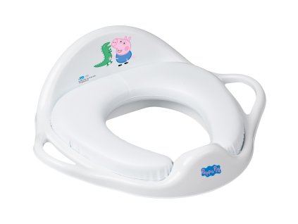 TEGA BABY Redukcia na WC mäkká Peppa Pig, biela/modrá