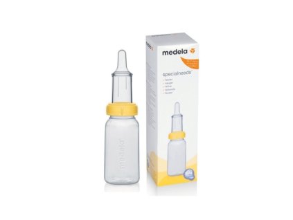 MEDELA SpecialNeeds dojčenská fľaša pre deti s ráštepom pery, podnebia a inými problémami