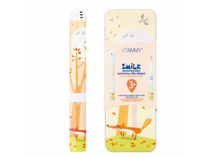 VITAMMY SMILE detská sonická zubná kefka, Líška, od 3 rokov