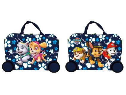 Nickelodeon Detský kufrík na kolieskach malý, Paw Patrol, tmavo modrý, 3r+