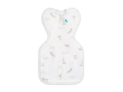 Love To Dream Zavinovačka Swaddle UP - veľkosť M - krémová/ králik ETAP1 - 1 TOG Originál