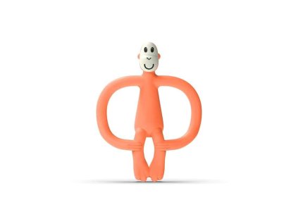 HRYZÁTKO A ZUBNÁ KEFKA MATCHSTICK MONKEY TEETHER ORANGE