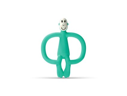 HRYZÁTKO A ZUBNÁ KEFKA MATCHSTICK MONKEY TEETHER GREEN