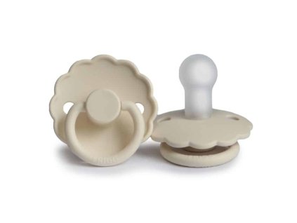 FRIGG DAISY CREAM, 0-6M, SILIKÓN