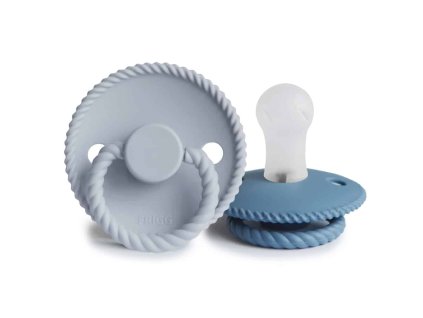 CUMLÍKY FRIGG ROPE OCEAN VIEW/ POWDER BLUE, 0-6M, SILIKÓN