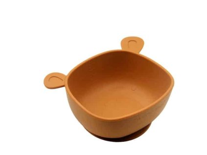 SILIKÓNOVÁ MISKA MEDVEĎ LILI CINNAMON