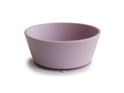 SILIKÓNOVÁ MISKA S PRÍSAVKOU MUSHIE - SOFT LILAC