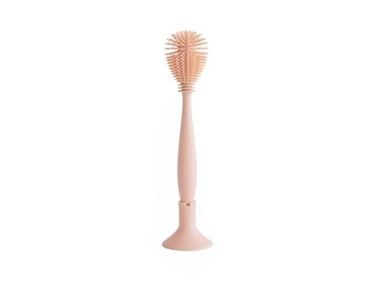 SILIKÓNOVÁ KEFKA NA ČISTENIE FLIAŠ MUSHIE - BLUSH