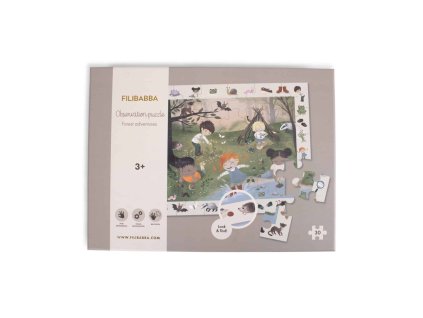 PUZZLE PRE POZOROVATEĽOV FILIBABBA - FOREST ADVENTURES