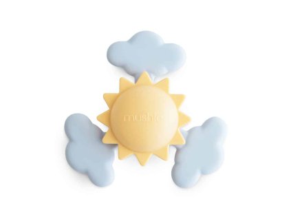 SPINNER HRAČKA S PRÍSAVKOU MUSHIE - SUNSHINE