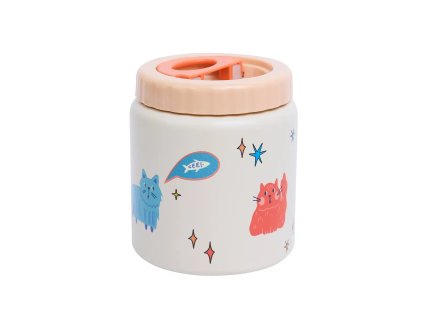 TERMO DÓZA THE COTTON CLOUD - MEOWTIFUL CATS - 500ML