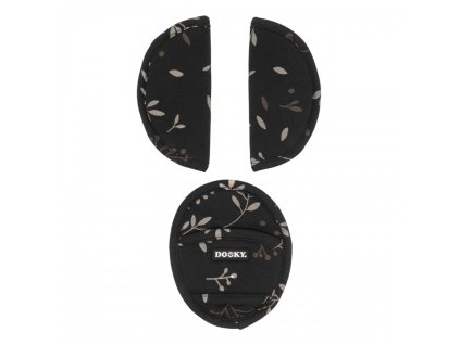 Chránič pásu Universal Pads Romantic Leaves Black