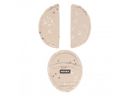 Chránič pásu Universal Pads Romantic Leaves Beige