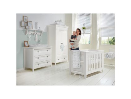 BabyStyle Marbella detská izba (set: postieľka, komoda, skriňa)
