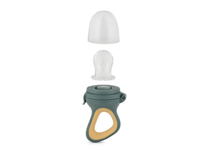 PETITE&MARS Cumlík silikónový na kŕmenie Fruzi (Variant PETITE&MARS Cumlík silikónový na kŕmenie Fruzi Green&Ochre 6m+)