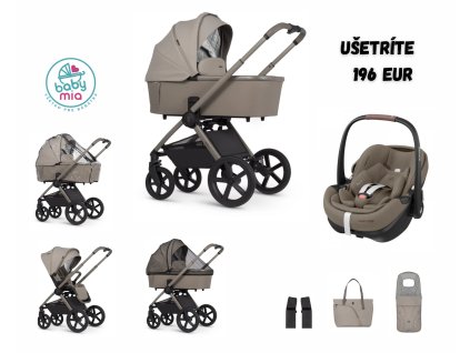 venicci upline2 taupe + peble36 twillig truffle