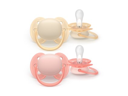 Philips AVENT Cumlík Ultrasoft Premium 0-6m (Variant Philips AVENT Cumlík Ultrasoft Premium 0-6m dievča 2 ks)
