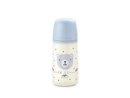 SUAVINEX | Dojčenská fľaša 270 ml M WILD & FREE (Variant SUAVINEX | Dojčenská fľaša 270 ml M WILD & FREE - modrá)