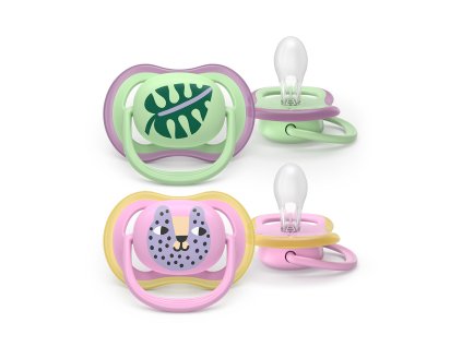 Philips AVENT Cumlík Ultra air ružová/zelená 6-18m obrázok dievča 2ks