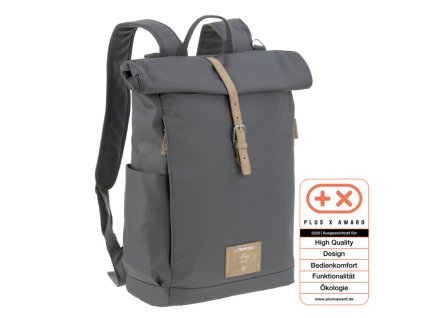 LÄSSIG Green Label Rolltop Backpack anthracite