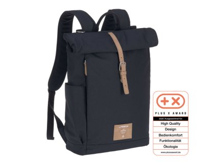 LÄSSIG Green Label Rolltop Backpack night blue