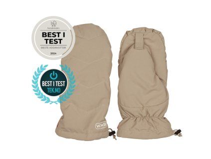 Voksi Stroller Mittens 2026 dark sand light grey