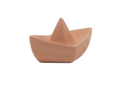 NATTOU Hračka do vody lodička (Variant NATTOU Hračka do vody lodička Apricot 11 cm)