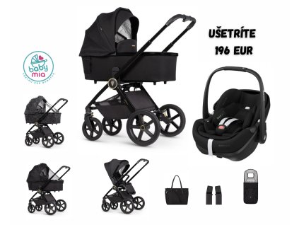 venicci upline2 black +pebble 360 twillic black