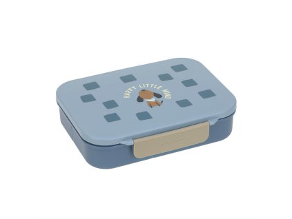 LÄSSIG Lunchbox Bento Pattern Party blue/green