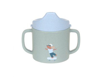 LÄSSIG Sippy Cup PP/Cellulose Tiny Team dog