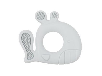 Silikónové hryzátko veľryba Blue