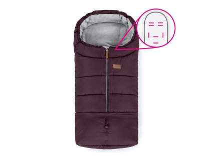 PETITE&MARS Fusak nastaviteľný 3v1 Jibot (Variant PETITE&MARS Fusak nastaviteľný 3v1 Jibot Horizontal Mysterious Plum)