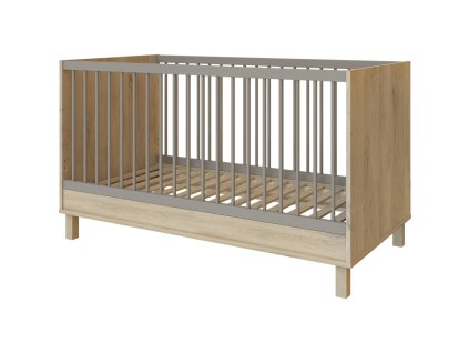 Variabilná detská postieľka 140x70 cm Faktum Wing Grey Oak Grey