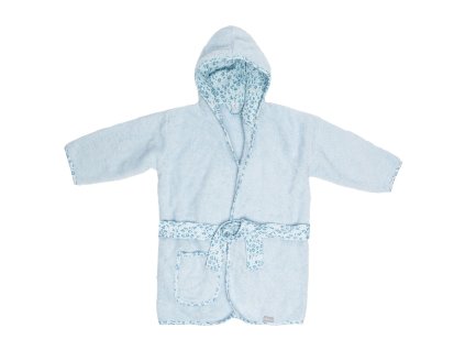 Modrý hřejivý župánek pro kojence Bébé-Jou Leopard BlueB3016122 01