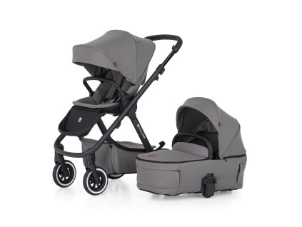 PETITE&MARS Kočík kombinovaný ICON 2v1 (Variant PETITE&MARS Kočík kombinovaný ICON 2v1 Dove Grey LITE AIR)