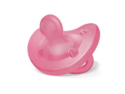 CHICCO Cumlík Physio celosilikónový 16-36m (Variant CHICCO Cumlík Physio celosilikónový 16-36m dievča 1 ks)