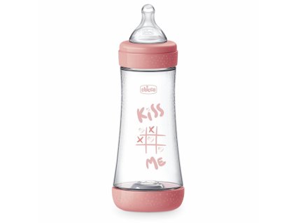CHICCO Fľaša dojčenská Perfect5 silikón 300ml (Variant CHICCO Fľaša dojčenská Perfect5 silikón 300ml dievča)