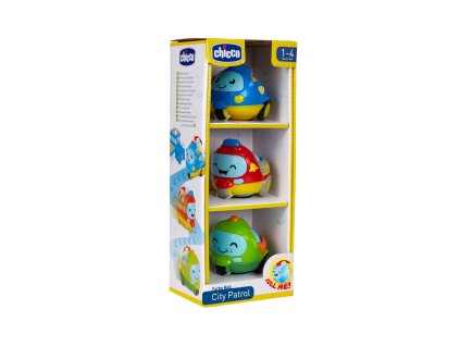 CHICCO Mini autíčka City Patrol 3ks, 12m+