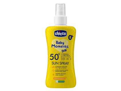 CHICCO Sprej detský na opaľovanie SPF50+, 150 ml 0m+